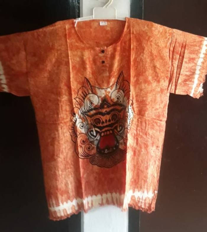  Baju Barong  Bali Orange YS017